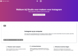 Studio voor makers voor Instagram