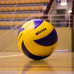 Foto van een volleybal